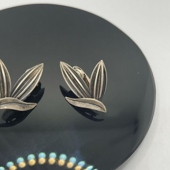 Earrings vintage by Joan polsdorfer sterling - Picture 12 of 12